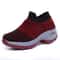 New Womens Casual Sneakers Slip On Platform Trainers Fashionable Ladies Shoes 6