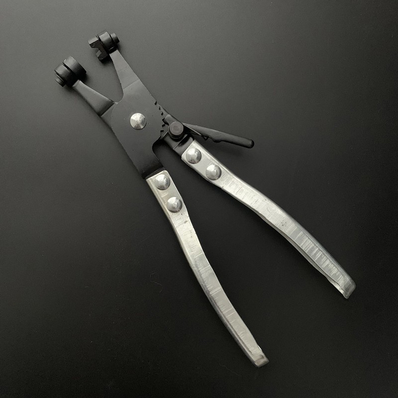 Car Water Pipe Hose Repair Tool, Tube Bundle Hoop Clamp Pliers, Flat Band Ring Pliers with Plastic Handle