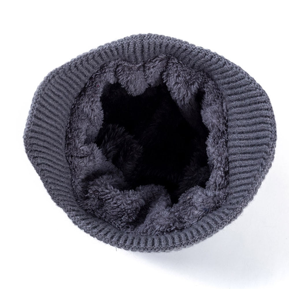 Stylish Soft Beanie Hat Classic Knit Earflap Hat For Men Women Ear Protection Winter Hats Warm Cap 4