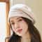 Soft And Comfortable Acrylic Knitted Hat Womens Elastic Wool Urine Cap For Cold Weather 4