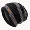 Windproof Korean Fashion Striped Knitted Hat, Trendy Lightweight Hat for Men and Women, Warm for Autumn Winter Outdoor