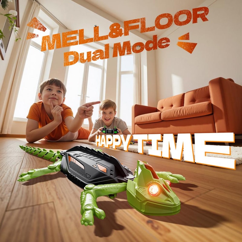 Electric Remote Control Lizard Wall Climbing Wall Climbing RC Gecko Toy Animal Car For Children Hal