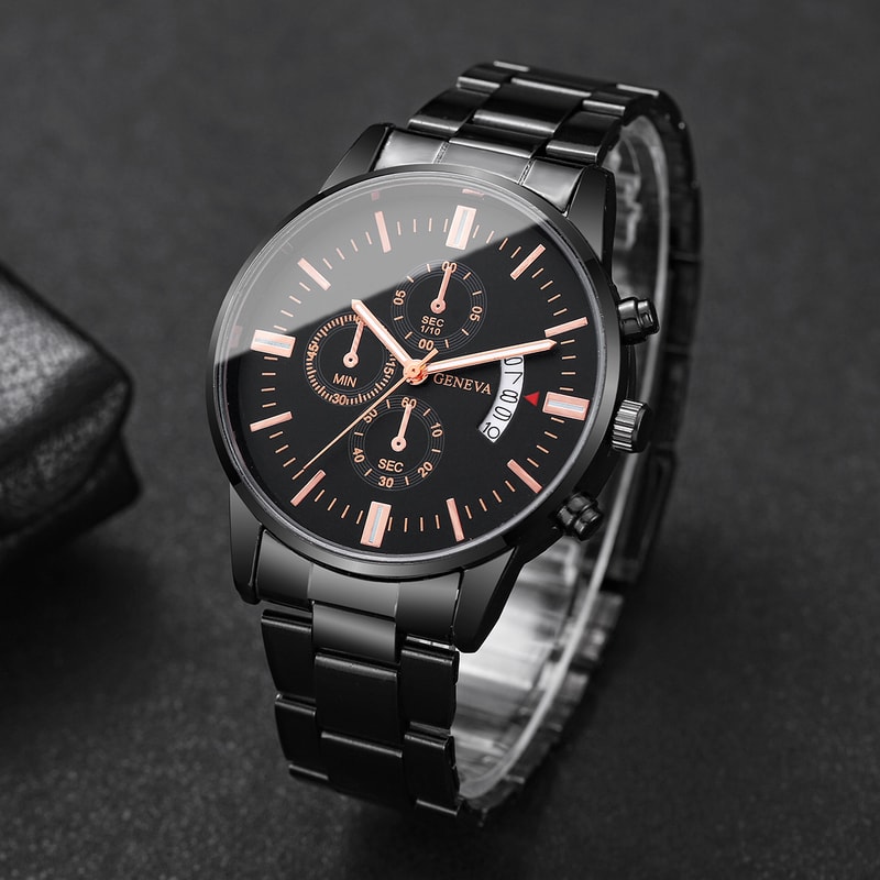 Luxury Calendar Quartz Watch for Man, Fashion Men Business Watches, Clock Relogio Masculino