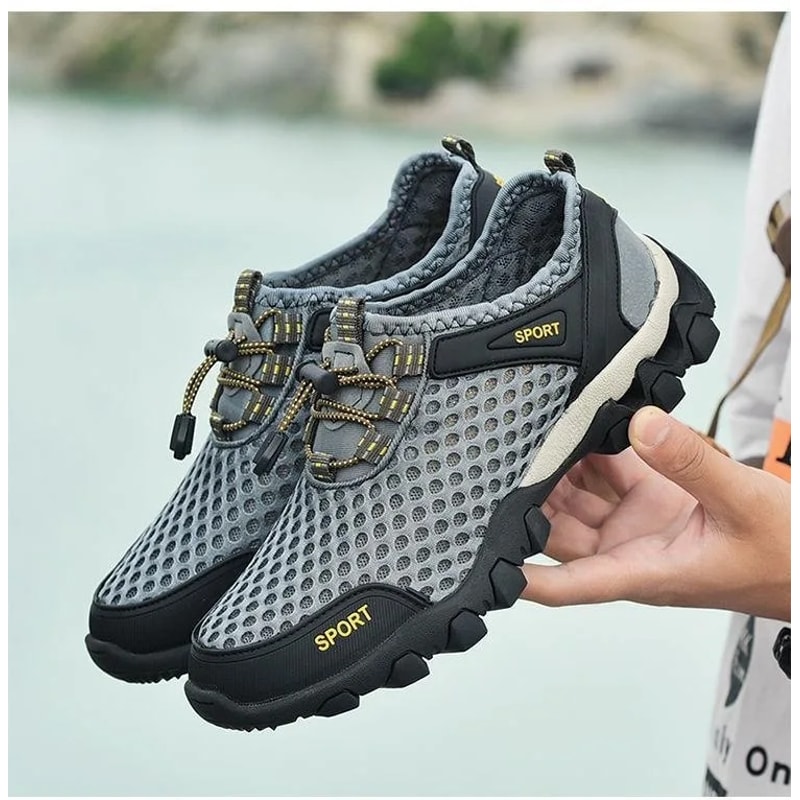 Fashion Mountaineering Shoes Summer Mesh Sports Shoes Anti Slip Outdoor Running Lightweight Casual 1