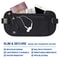 Slim Passport Holder RFID, Travel Money Belt, Blocking Pouch to Protect Cash, Credit Cards, and Travel Documents