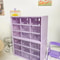 Cute Desktop Storage Boxes Organizer, Transparent Wall-mounted Student Desk Sundries Storage Box