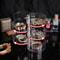 Round Plastic Organizer Box Jewelry Display Rack Rotating Makeup Storage Holder For Bracelets And E 3
