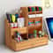 Wooden Pen Holder MultiScene Student Stationery Storage Shelf Drawer For Study Rooms And Offices 3