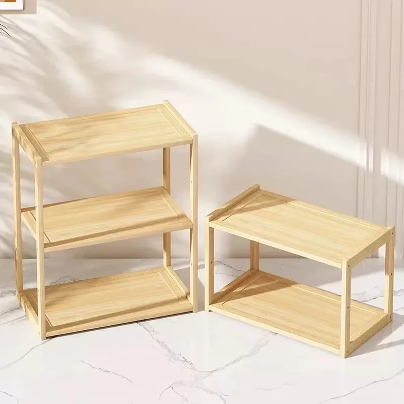 Stationery Organizer, Multifunctional Wooden 3-layer Desktop Storage Rack, Office Desk Accessories