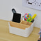 Pen Jewelry Makeup Storage Box 5Slot Bamboo Desk Organizer Home Office Multipurpose Organizer 1