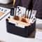 Pen Jewelry Makeup Storage Box 5Slot Bamboo Desk Organizer Home Office Multipurpose Organizer 3