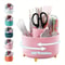 Cute Pen Holder Rotating Pencil Storage Box Stationery Storage Bag For Desktop 8