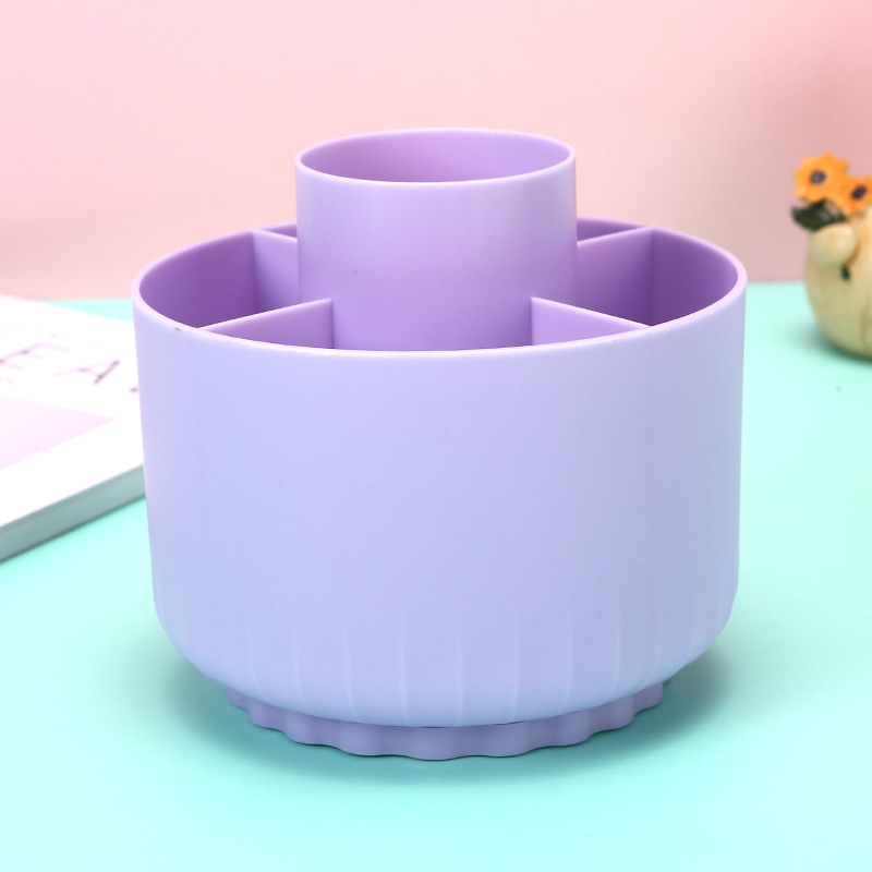 Rotating Pen Holder for Students, Large-Capacity Storage Box, Stylish Desktop Organizer