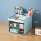 Office Desktop Storage Box Small Desk Organizer With Drawer Makeup Organizer For Business Cards Pen 2