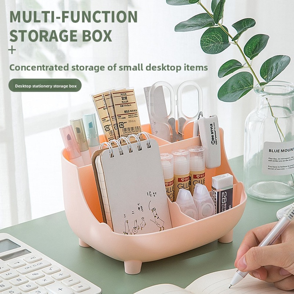 LargeCapacity Desktop Storage Box Creative MultiFunctional Minimalist Pen Holder Modern Office Orga 1