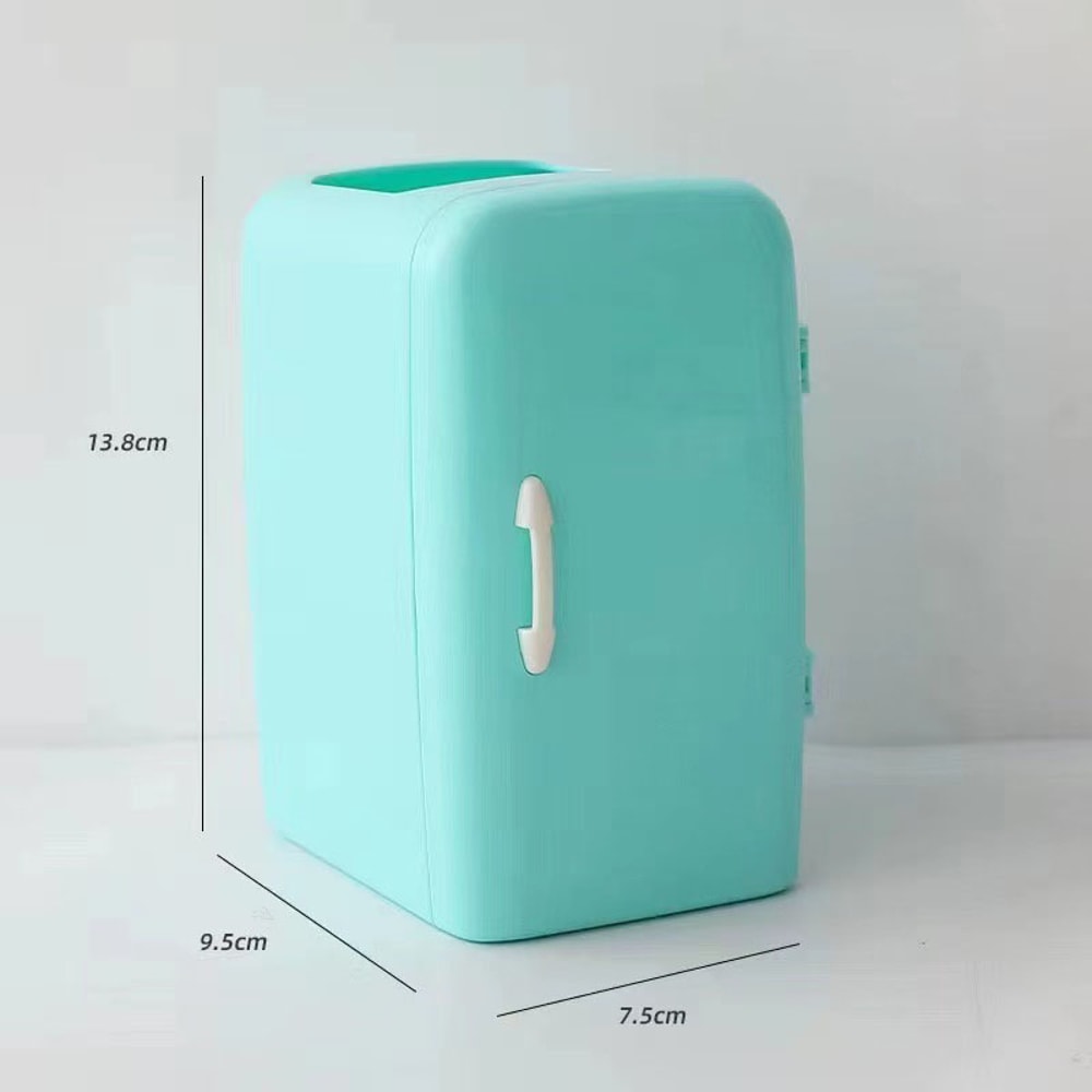 Fashionable Creative Pen Holder Refrigerator, Multi-Functional Desktop Storage Box for Office, Large Capacity Student