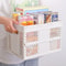 Portable MultiColor Storage Basket Desktop Organizer Multifunctional Sundries Foldable Storage Box 2