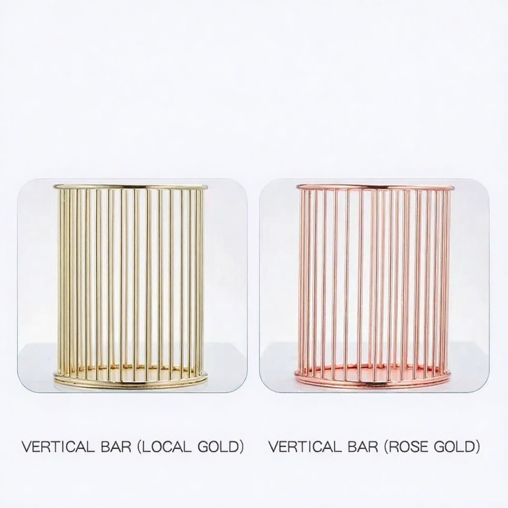 Student Office Desk Storage Pen Holder Metal HighEnd Desktop Organizer 3