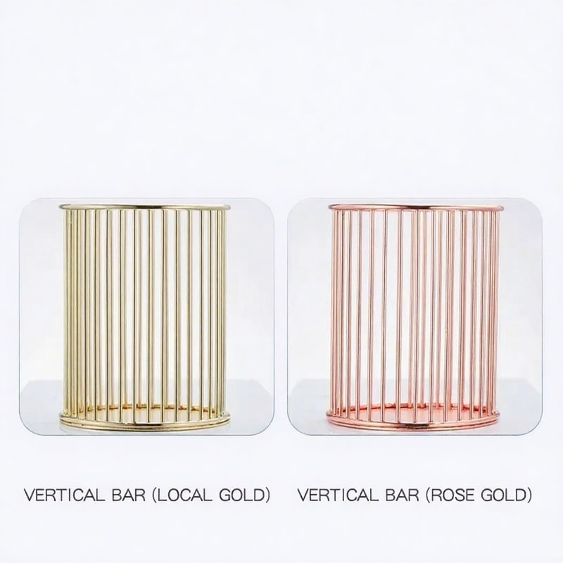 Student Office Desk Storage Pen Holder Metal HighEnd Desktop Organizer 3