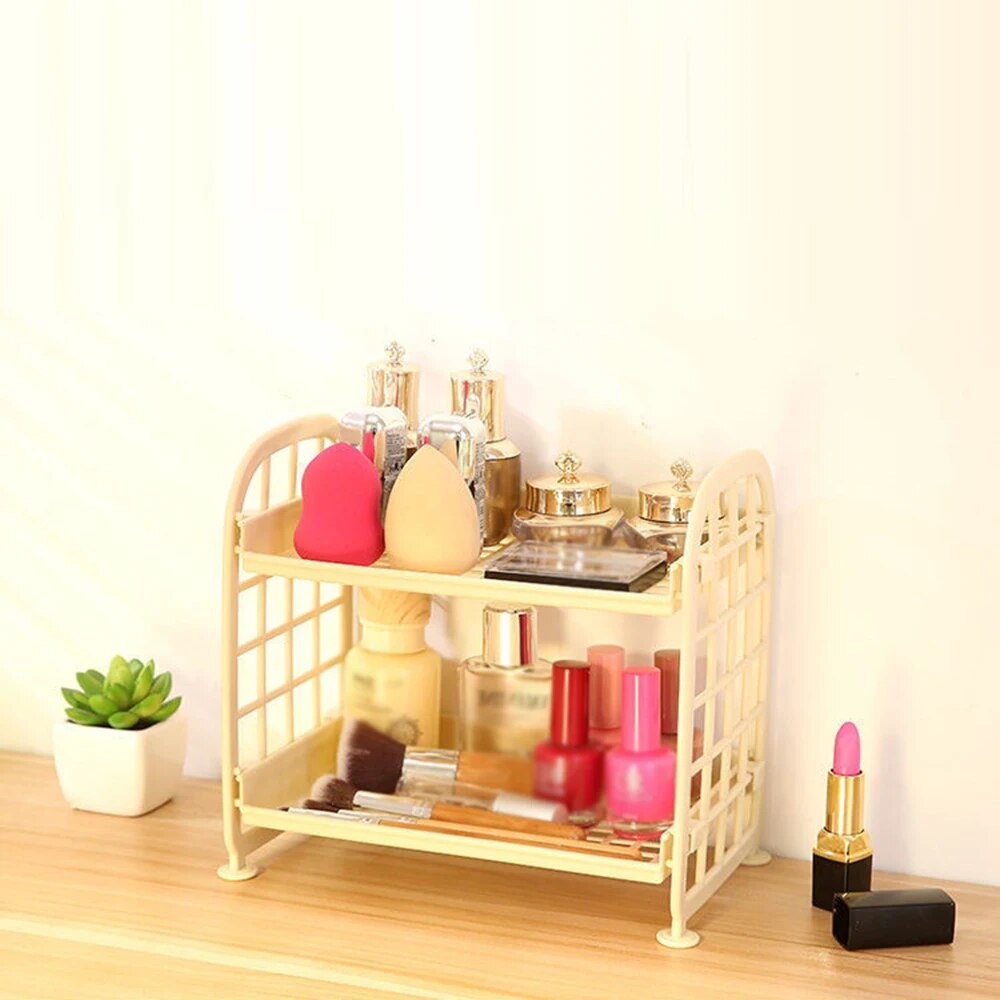 Multistorey Desktop Storage Shelf Simple Horizontal Dormitory Storage High Appearance For Computer