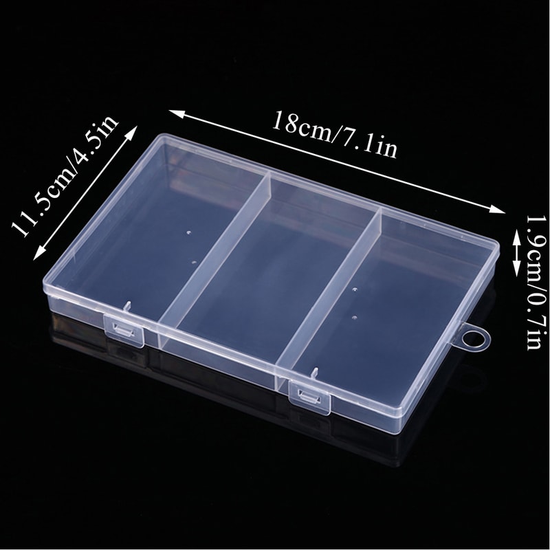 Craft Organizer Storage, Plastic Jewelry Boxes, Transparent Tool Box, Jewelry Boxes Rectangle Case