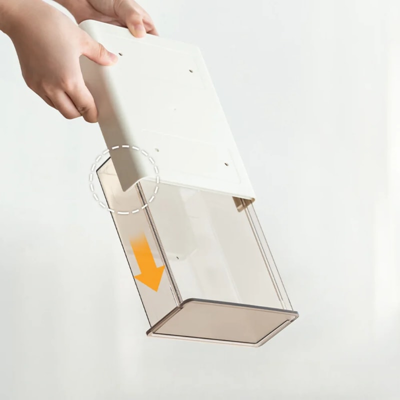 Large Capacity Desk Invisible Storage Box, Under-desk Drawer Storage Box, Easy Install Shelf Stationery Organizer