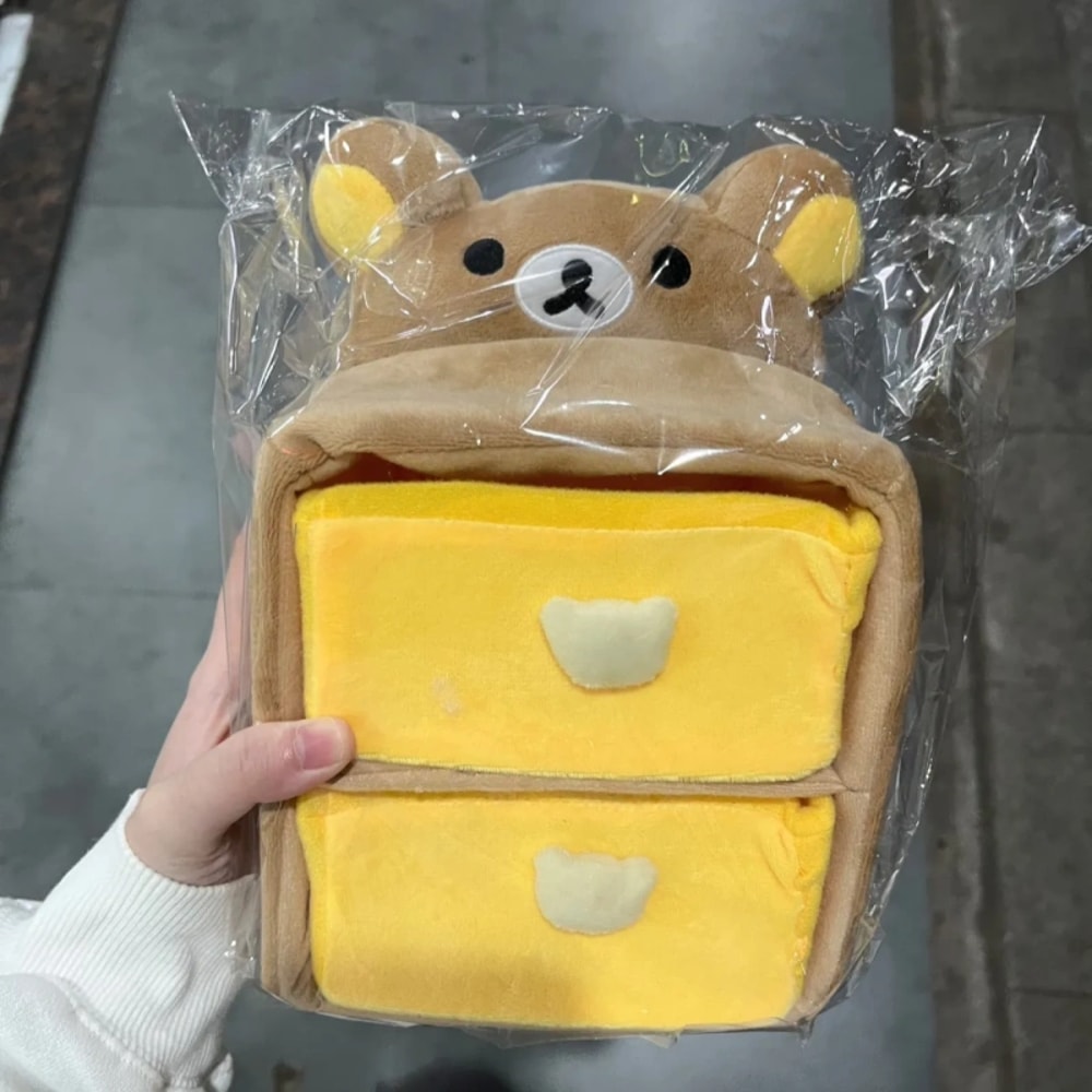 Fun Cartoon Relaxed Bear Storage Box Desk Organizer Girlfriend Gift Compartment Drawer 3