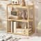 Multifunctional Office Desk Organizer Wooden Storage Rack School Supplies Desk Accessories 1