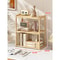 Multifunctional Office Desk Organizer Wooden Storage Rack School Supplies Desk Accessories 7