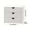 Desk Organizer Stackable Plastic Storage Drawer Rack White Stationery Boxes For School Office 7