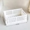 Plastic Folding Storage Box Collapsible Crate Home Use Basket Desktop Holder School Desk Storage Bo 6