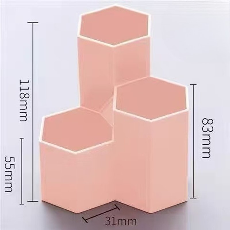 Desktop Organizer With Open Closed Storage Compartments Modern White Mint Green For Home Office A 6