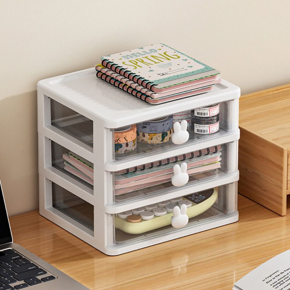 Compartment Storage Box Large Capacity Stationery Organizer Sundries Container For Desk 1