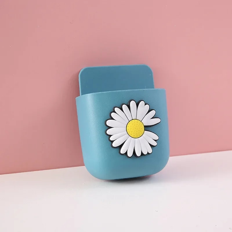 Cute Storage Rack Desk Organizer For Pen Holder Self Adhesive Stationery Holder Mobile Phone Holder 3