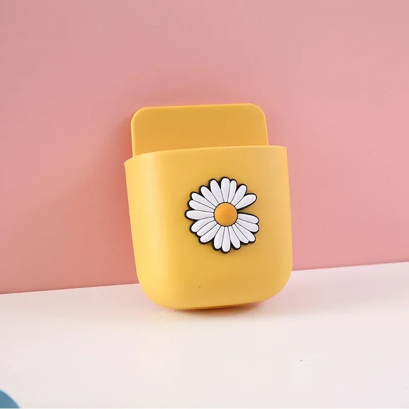 Cute Storage Rack Desk Organizer For Pen Holder Self Adhesive Stationery Holder Mobile Phone Holder 5