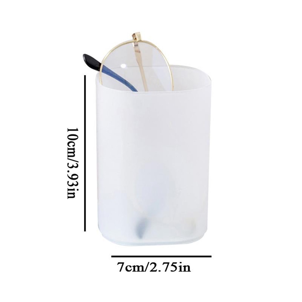 Cute Fish Cake Pencil Storage Holder Cartoon Acrylic Dog Pen Holder Organizer Box For Home Office S 4