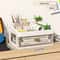 Plastic Organizing Boxes School Drawer Storage Desk Organizer Transparent Office Supplies Accessori 3
