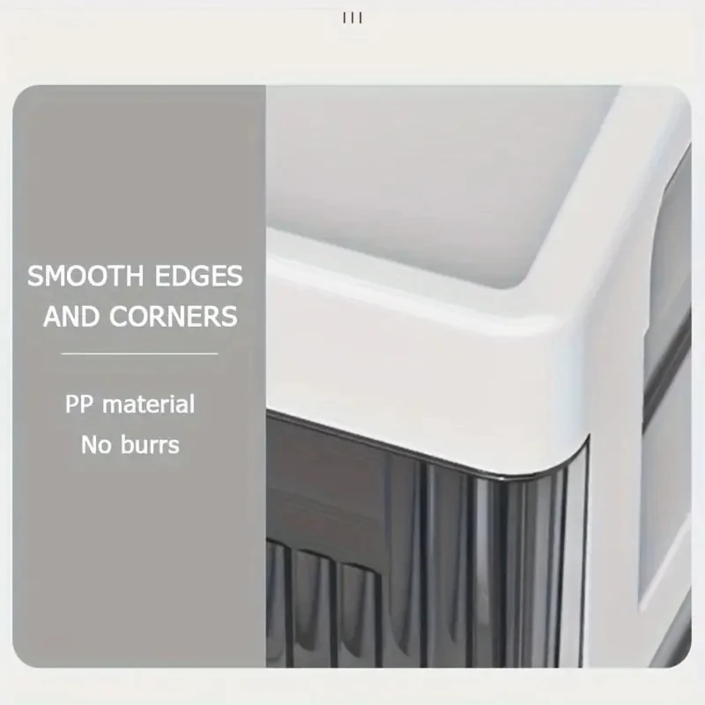 Plastic Organizing Boxes School Drawer Storage Desk Organizer Transparent Office Supplies Accessori 1