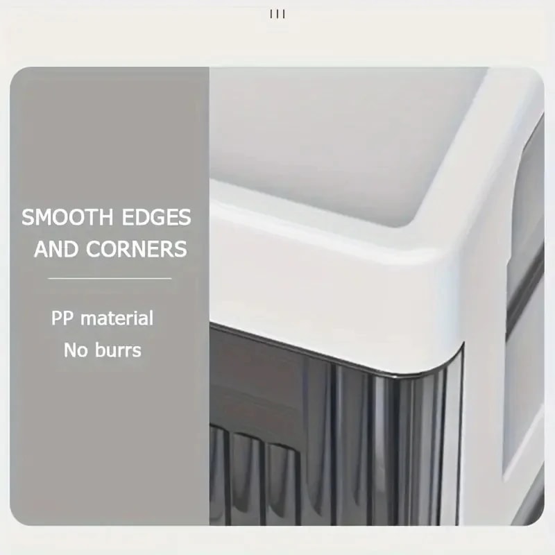 Plastic Organizing Boxes School Drawer Storage Desk Organizer Transparent Office Supplies Accessori 1