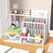 Desk Stationery Organizer Metal Pen Holder Storage Box Pencil File Rack Office Divided Container 1