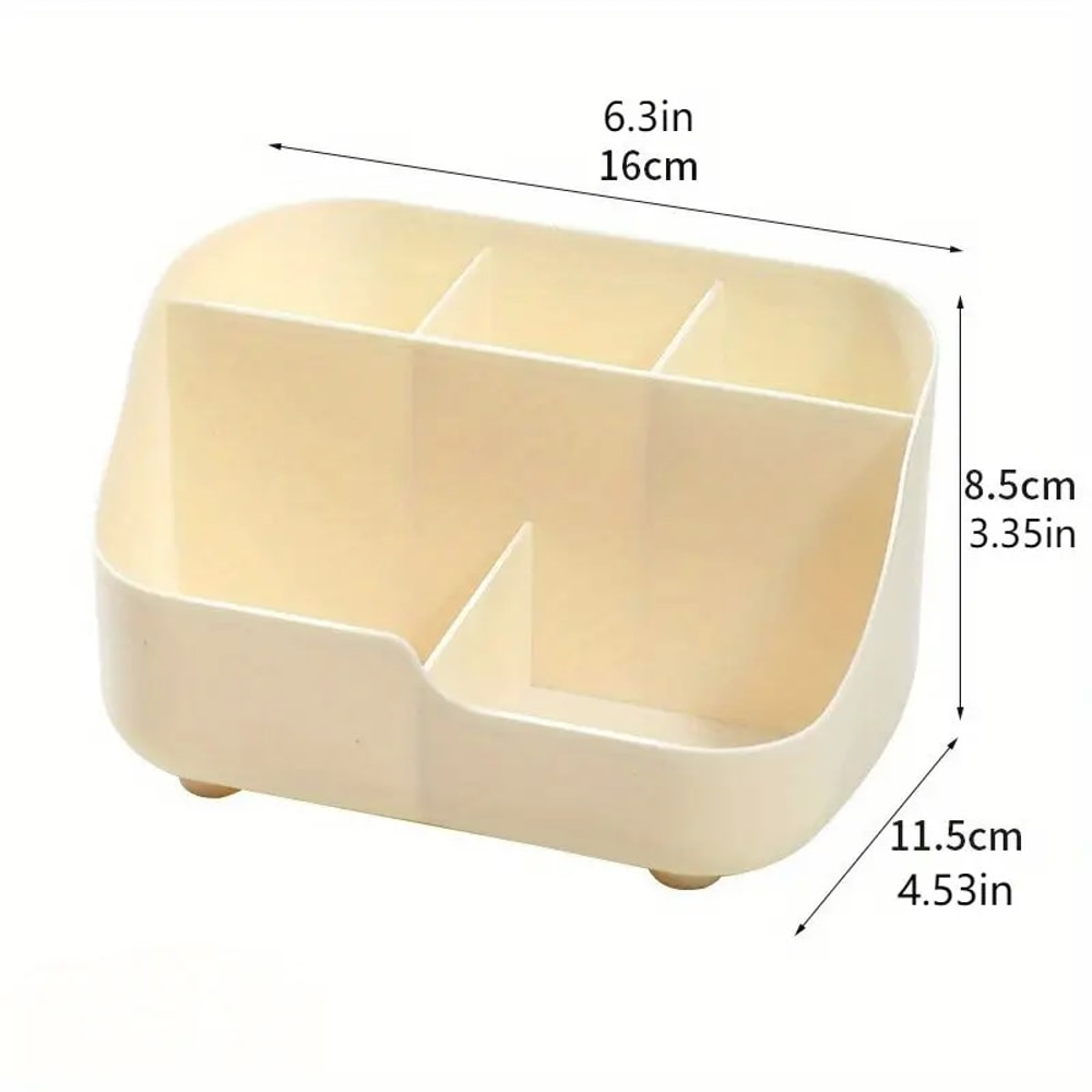 5Section Office Desk Organizer Large Capacity Desktop Storage Box Stationery Holder For Students 1