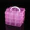 Detachable Organizer Storage Box Tool Parts Hardware Case Craft Beads Compartment Carry Box 5