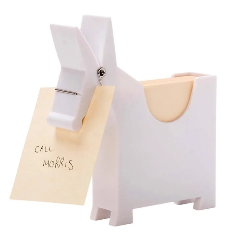 Creative Desktop Memo Holder Cute Mule Postit Clip Business Card Organizer Funny Office Decor Stora 3