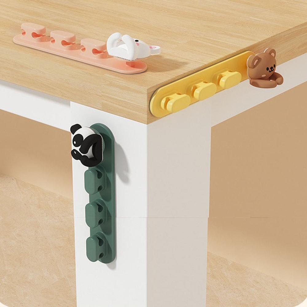 Desk Cable Tidy Cute Cable Holder For Table Protector Cable Organizer For Home Or Office 5