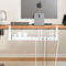 Extendable Steel Under Desk Cable Management Tray Power Strip Cord Holder For Wire Organization 0