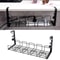 No Punching Kitchen Storage Accessories Under Table Storage Rack Metal Cable Organizer 1