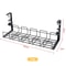 No Punching Kitchen Storage Accessories Under Table Storage Rack Metal Cable Organizer 3