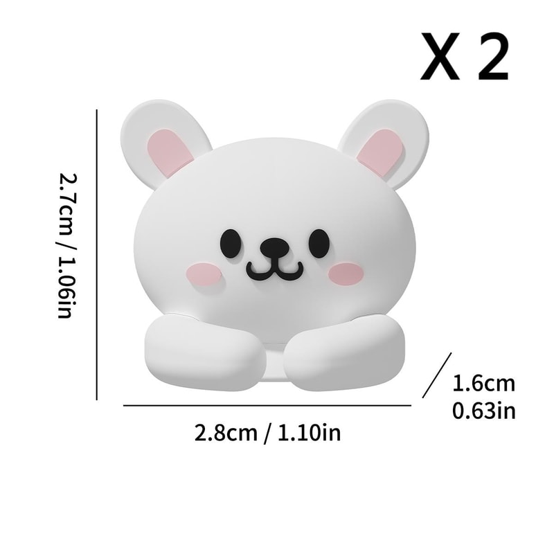 Cute Desktop Cable Managers SelfAdhesive USB Cable Clips Wire Cord Management Holder For Office Des 6