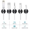 Silicone Organizer For USB Data Line Cable Clips Phone Cord Holder Earphone Charger Cord Winder 2