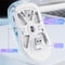 RGB Bluetooth Mouse With Transparent Digital Display Wireless Dualmode Connection 5